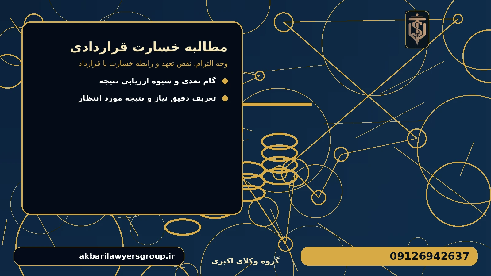 گزینه‌ها را با چه معیارهایی مقایسه کنیم؟ برای مطالبه خسارت قراردادی